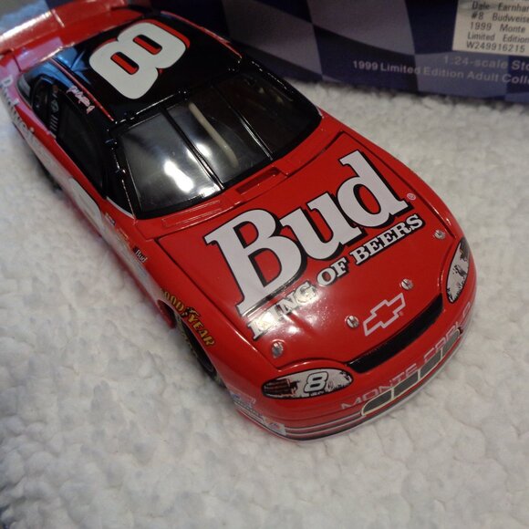 Dale Earnhardt Jr #8 Budweiser 1999 Monte Carlo Limited Edition Action Car 1/24 - Picture 13 of 17
